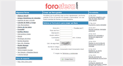 Desktop Screenshot of forosfera.com